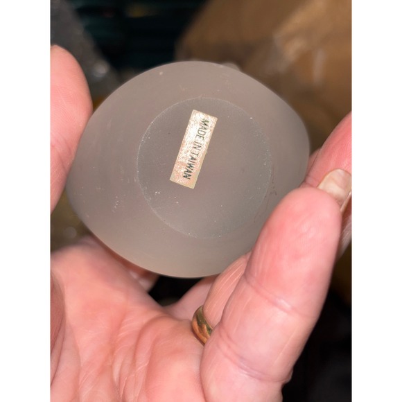 Pink Frosted Glass Tulip Flower Vase Bud Vase Made in Taiwan - Picture 1 of 5